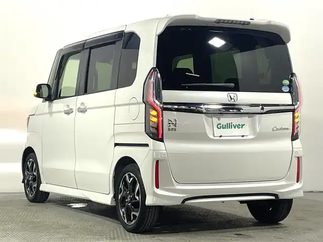ホンダ Ｎ ＢＯＸ カスタム G L ターボ ホンダセンシング 大阪府 2018(平30)年 2.8万km プラチナホワイトパール 純正8incナビTV バックカメラ 両側パワースライドドア ハーフレザー レーダークルコン 衝突軽減ブレーキ レーンアシスト スマートキー プッシュスタート ドライブレコーダー ETC