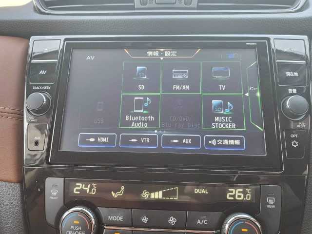 日産 エクストレイル ハイブリッド 20Xi レザーエディション 岩手県 2020(令2)年 5.6万km ブリリアントホワイトパール 純正9インチSDナビ　/フルセグ　/アラウンドビューモニター　/ステアリングリモコン　/デジタルインナーミラー　/フォグランプ　/電動格納ミラー　/ＡＶＨ　/後側方車両検知警報　/ハンズフリーパワースライドドア