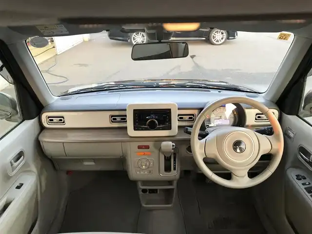 スズキ ラパン X 富山県 2018(平30)年 7.1万km アーバンブラウンパールメタリック 4WD/カーオーディオ/衝突被害軽減ブレーキ/シートヒーター/プッシュスタート/スマートキー/スペアキー１本/オートライト/ベンチシート/横滑り防止装置/ドアバイザー/ウインカーミラー/純正ナフロアマット