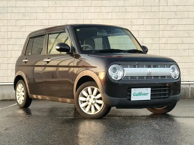 スズキ ラパン X 富山県 2018(平30)年 7.1万km アーバンブラウンパールメタリック 4WD/カーオーディオ/衝突被害軽減ブレーキ/シートヒーター/プッシュスタート/スマートキー/スペアキー１本/オートライト/ベンチシート/横滑り防止装置/ドアバイザー/ウインカーミラー/純正ナフロアマット