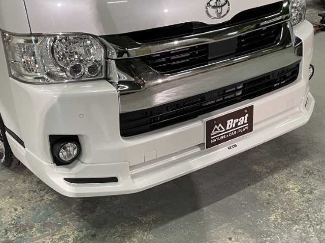 トヨタ ハイエース GL ロング 道北・旭川 2021(令3)年 4.5万km ホワイトパールクリスタルシャイン AIS検査済み/【2503028117】/ワンオーナー/4WD(切替）/MTモード付/モデリスタフロントエアロ/フロントフォグランプ/LEDヘッドライト/オートライト/片側パワスラ/純正フロアマット/スマートキー/AC100V電源/フルセグ/ETC(通常）/Wエアコン/盗難防止装置/オートマチックハイビーム/レーンキープアシスト/障害物センサー/横滑り防止/衝突被害軽減ブレーキ/17AW 5次元パンテーラ（社外）/グッドイヤー　イーグル#1　ナスカー（社外）/1.5インチローダウンキット（社外）/玄武　レゾネーターキャンセラー（社外）/黒木目調インテリアパネル（社外）/BratオリジナルUSBソケット（社外）/社外パーツ取付有