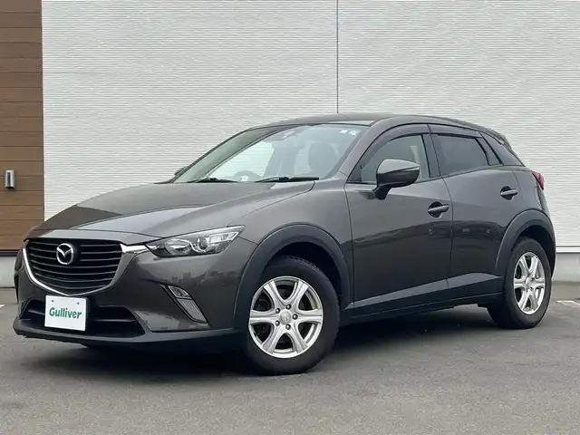 マツダ ＣＸ－３ XD 秋田県 2016(平28)年 7.9万km チタニウムフラッシュマイカ 純正ナビ/ディーゼルターボ/衝突軽減システム/４WD/フルセグ/バックカメラ/スマートキー/社外アルミ/アイドリングストップ/プッシュスタート/MTモード付AT/D席シートヒーター/ステアリングスイッチ/ドライブレコーダー/純正フロアマット/純正ドアバイザー/オートライト/オートエアコン/パワーステアリング/パワーウィンドウ/電動格納ウィンカーミラー/保証書/取扱説明書/記録簿