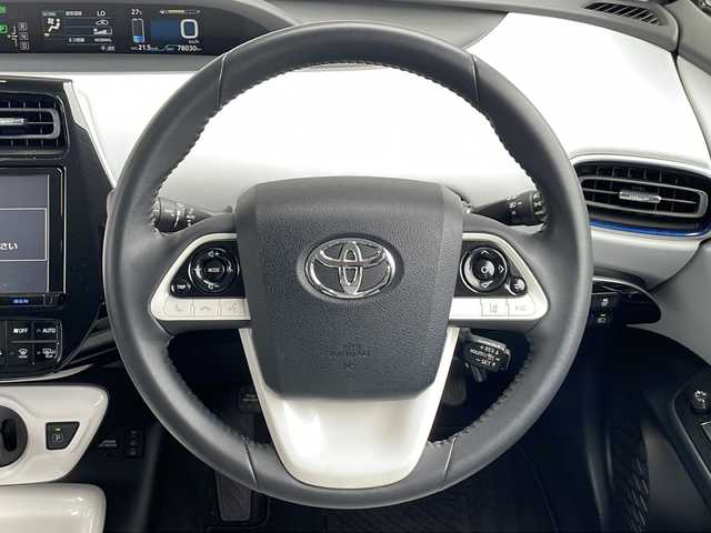 トヨタ プリウス A ツーリングセレクション 長野県 2016(平28)年 7.8万km スティールブロンドM ４WD/純正OPエアロ/モデリスタ１７インチアルミ/純正9インチナビフルセグTV/トヨタセーフティセンス/バックカメラ/シートヒーター/ドアミラーヒーター/コーナーセンサー /ビルトインETC2.0/ワンオーナー/保証書・取説/スペアキー