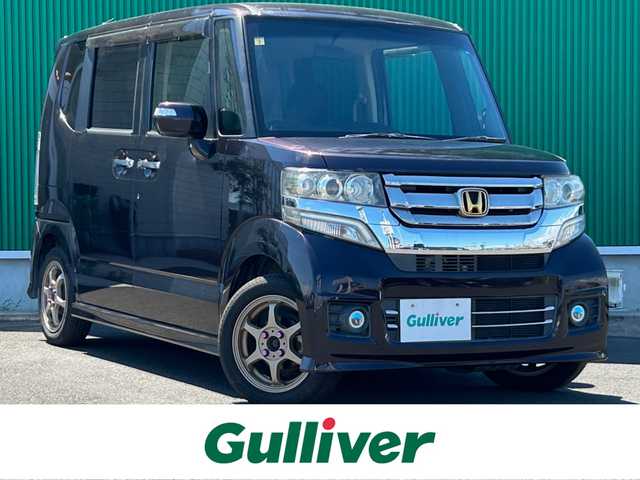 ホンダ Ｎ ＢＯＸ カスタム G Lパッケージ 宮城県 2016(平28)年 4.9万km プレミアムベルベットパープル・パール リア右側パワースライドドア/リアシートスライド＋シートバックテーブル/＝＝＝/純正ナビ（VXM-164CSi）ナビセキュリティーロック/・CD/・Bluetooth/・ワンセグTV/バックカメラ/ビルトインETC/HIDヘッドランプ/フォグランプ/オートライト/スマートキー＆プッシュスタート/電動格納ミラー/オートエアコン（プラズマクラスター搭載）/リア席サンシェード/社外14インチAW/無限フロアマット/ドアバイザー/Wエアバッグ