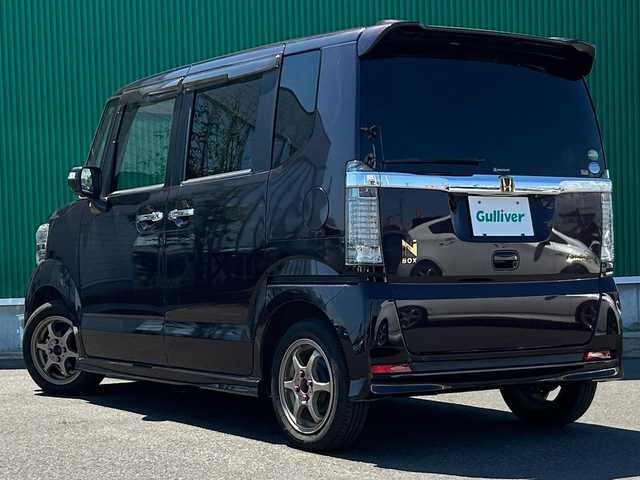 ホンダ Ｎ ＢＯＸ カスタム G Lパッケージ 宮城県 2016(平28)年 4.9万km プレミアムベルベットパープル・パール リア右側パワースライドドア/リアシートスライド＋シートバックテーブル/＝＝＝/純正ナビ（VXM-164CSi）ナビセキュリティーロック/・CD/・Bluetooth/・ワンセグTV/バックカメラ/ビルトインETC/HIDヘッドランプ/フォグランプ/オートライト/スマートキー＆プッシュスタート/電動格納ミラー/オートエアコン（プラズマクラスター搭載）/リア席サンシェード/社外14インチAW/無限フロアマット/ドアバイザー/Wエアバッグ