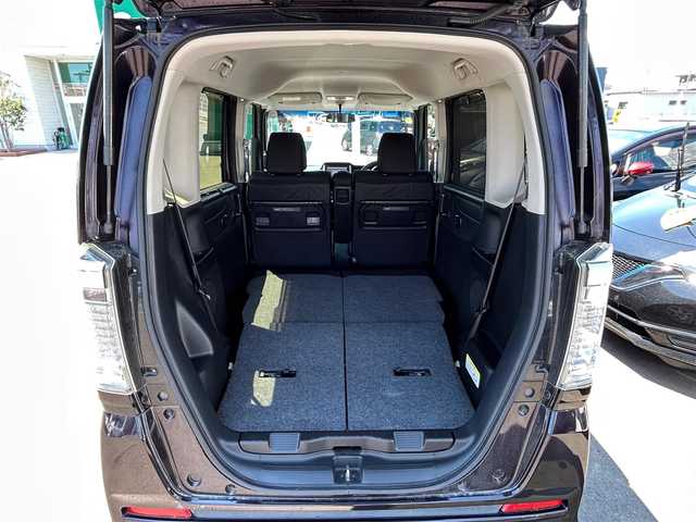 ホンダ Ｎ ＢＯＸ カスタム G Lパッケージ 宮城県 2016(平28)年 4.9万km プレミアムベルベットパープル・パール リア右側パワースライドドア/リアシートスライド＋シートバックテーブル/＝＝＝/純正ナビ（VXM-164CSi）ナビセキュリティーロック/・CD/・Bluetooth/・ワンセグTV/バックカメラ/ビルトインETC/HIDヘッドランプ/フォグランプ/オートライト/スマートキー＆プッシュスタート/電動格納ミラー/オートエアコン（プラズマクラスター搭載）/リア席サンシェード/社外14インチAW/無限フロアマット/ドアバイザー/Wエアバッグ