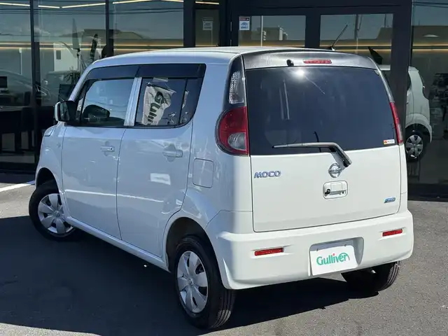 日産 モコ Sアイドリングストップ 栃木県 2013(平25)年 4.5万km スノーパールホワイト 社外ナビ/フルセグTV走行中視聴可/Bluetoothオーディオ/DVD再生機能/バックカメラ/USB入力端子×1/前後ドラレコSD欠/スマートキー×2