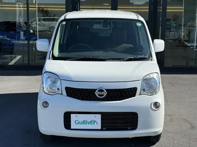 日産 モコ Sアイドリングストップ 栃木県 2013(平25)年 4.5万km スノーパールホワイト 社外ナビ/フルセグTV走行中視聴可/Bluetoothオーディオ/DVD再生機能/バックカメラ/USB入力端子×1/前後ドラレコSD欠/スマートキー×2