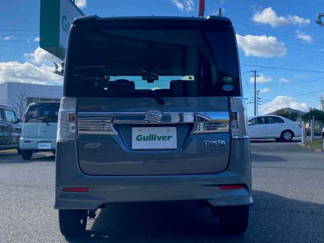 ダイハツ タント カスタム RS SA 兵庫県 2014(平26)年 2.2万km タングステングレーM スマートアシスト/純正SDナビ/(CD/DVD/BT/AUX/AM/FM)/バックカメラ/アイドリングストップ/ドアバイザー/純正フロアマット/プッシュスタート/両側パワースライドドア/ETC/LEDヘッドライト/電動格納ミラー