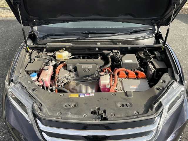 トヨタ ハリアー ハイブリッド プレミアム 岩手県 2015(平27)年 6.4万km スパークリングブラックパールクリスタルシャイン 4WD/純正9インチナビ(CD/DVD/SD/ラジオ/BT)/モデリスタエアロ(F/S/R)/フルセグテレビ/バックカメラ/パワーバックドア/レーンディパーチャーアラート/オートハイビーム/クルーズコントロール/前席パワーシート/ハーフレザーシート/ビルトインETC/LEDヘッドライト/フォグランプ/社外20inアルミホイール/純正フロアマット/スマートキー/プッシュスタート/電動格納ミラー/ウィンカーミラー/ドアバイザー