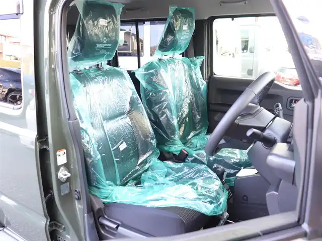 スズキ ジムニー ノマド FC 神奈川県 2025(令7)年 0.1千km 緑 登録済未使用車/フロアマット/ドアバイザー/エンジンプッシュスタート/クルーズコントロール/LEDヘッドライト/スマートキー/４WD/保証書/取説/スペアスマートキー