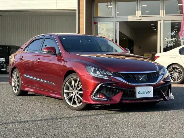トヨタ マークＸ 350RDS 埼玉県 2018(平30)年 4万km ダークレッドマイカメタリック ALPINE　X8Zナビ/・フルセグ/・バックカメラ/・DVD、CD/・Bluetooth/モデリスタエアロ/エアロスタビライジングフィン/前後ドラレコ/nanoe/リアデフロスター、ミラーヒーター/パドルシフト/ハーフレザーシート/パワーシート/前席シートヒーター/ビルトインETC/純正フロアマット/クルコン
