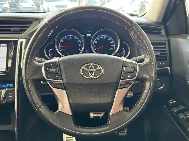 トヨタ マークＸ 350RDS 埼玉県 2018(平30)年 4万km ダークレッドマイカメタリック ALPINE　X8Zナビ/・フルセグ/・バックカメラ/・DVD、CD/・Bluetooth/モデリスタエアロ/エアロスタビライジングフィン/前後ドラレコ/nanoe/リアデフロスター、ミラーヒーター/パドルシフト/ハーフレザーシート/パワーシート/前席シートヒーター/ビルトインETC/純正フロアマット/クルコン