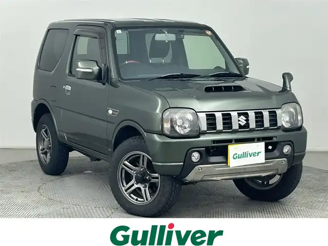 スズキ ジムニー ランドベンチャー 道央・札幌 2015(平27)年 8.7万km クールカーキPM ・４WD/・Panasonicメモリーナビ(CN-R301Z)/　CD/DVD/SD/BT/フルセグTV/・バックカメラ/・ステアリングスイッチ/・ドライブレコーダー/・ETC/・ハロゲンヘッドライト/・フロントフォグランプ/・ヘッドランプレベライザー/・ドアミラーウィンカー/・ミラーヒーター/・ドアバイザー/・専用シート表皮/・D席シートヒーター/・本革巻きステアリング/・純正16インチAW/・純正フロアマット/・キーレス/・スペアキー/・取扱説明書/・保証書