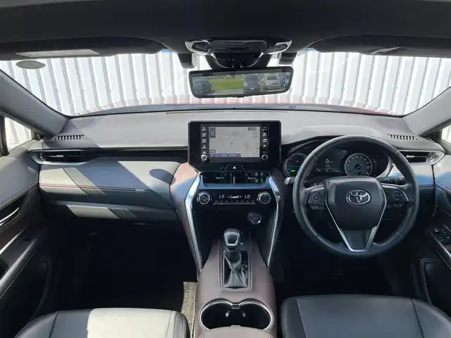 トヨタ ハリアー ハイブリッド G 福岡県 2020(令2)年 5.8万km センシュアルレッドマイカ トヨタセーフティセンス/PCS/LDA/クリアランスソナー/純正ナビ/フルセグTV/BT/AM/FM/AUX/applecarplay/androidauto/Miracast/バックカメラ/パワーバックドア/デジタルインナーミラー/ハーフレザー/パワーシート/ＢＳＭ/レーダークルーズコントロール/純正ＡＷ/ビルトインETC/スマートキー/プッシュスタート
