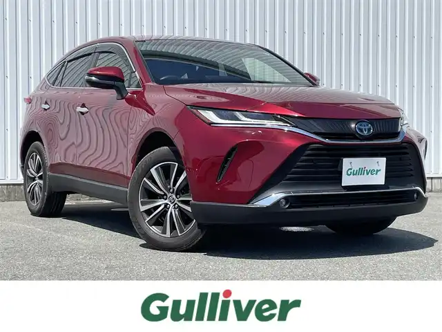 トヨタ ハリアー ハイブリッド G 福岡県 2020(令2)年 5.8万km センシュアルレッドマイカ トヨタセーフティセンス/PCS/LDA/クリアランスソナー/純正ナビ/フルセグTV/BT/AM/FM/AUX/applecarplay/androidauto/Miracast/バックカメラ/パワーバックドア/デジタルインナーミラー/ハーフレザー/パワーシート/ＢＳＭ/レーダークルーズコントロール/純正ＡＷ/ビルトインETC/スマートキー/プッシュスタート