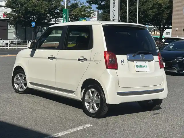 ホンダ Ｎ ＯＮＥ プレミアム Lパッケージ 鳥取県 2013(平25)年 4.5万km プレミアムホワイトパール 純正オーディオ/・CD/USB/AUX/スマートキー/プッシュスタート/オートエアコン/ECONボタン/ウィンカー付き電動格納ミラー/純正AW/オートライト/キセノンライト/W＆サイドエアバック/カーテンエアバック　