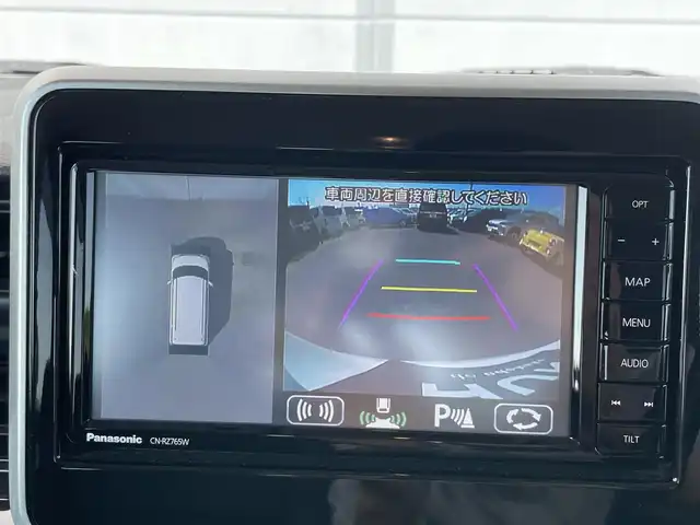 スズキ スペーシア カスタム HYBRID XS ターボ 千葉県 2020(令2)年 3万km ピュアホワイトパール/ブラック2トーン セーフティサポート/・衝突軽減ブレーキ/レーンキープアシスト/・レーダークルーズコントロール/クリアランスソナー/純正7インチナビ(CNRZ-65W)/・フルセグ/BT/DVD/CD/全方位カメラ/ETC/両側パワースライドドア/ハーフレザーシート/シートヒーター(D席)/LEDヘッドライト/オートライト/フォグライト/スマートキー/プッシュスタート/純正フロアマット/純正15インチAW