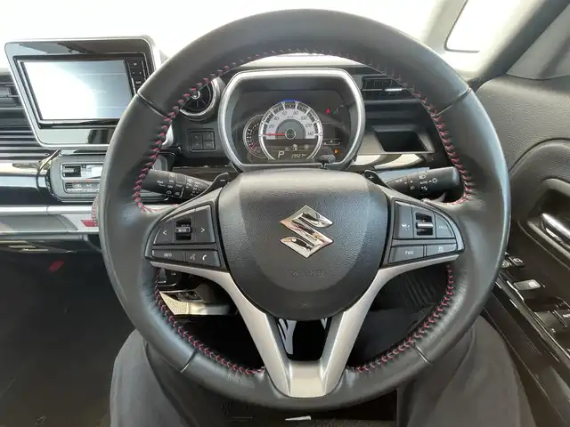 スズキ スペーシア カスタム HYBRID XS ターボ 千葉県 2020(令2)年 3万km ピュアホワイトパール/ブラック2トーン セーフティサポート/・衝突軽減ブレーキ/レーンキープアシスト/・レーダークルーズコントロール/クリアランスソナー/純正7インチナビ(CNRZ-65W)/・フルセグ/BT/DVD/CD/全方位カメラ/ETC/両側パワースライドドア/ハーフレザーシート/シートヒーター(D席)/LEDヘッドライト/オートライト/フォグライト/スマートキー/プッシュスタート/純正フロアマット/純正15インチAW