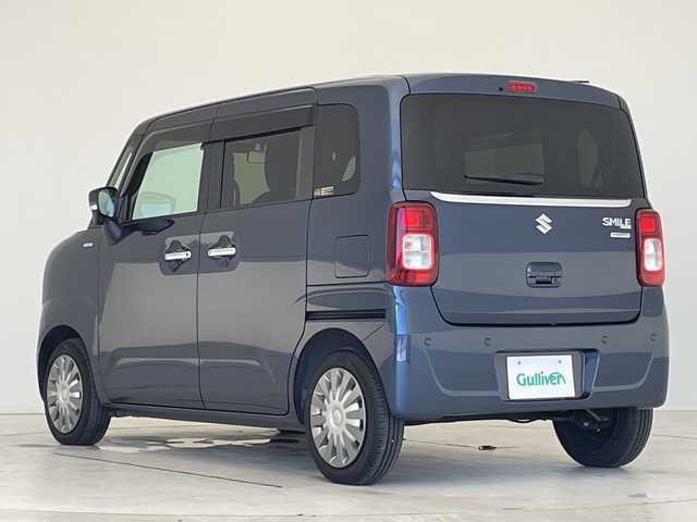 スズキ ワゴンＲ スマイル HYBRID X 愛知県 2022(令4)年 2.1万km インディゴブルーメタリック セーフティーサポート/純正8型ナビ/両側パワースライドドア/シートヒーター/コーナーセンサー/LEDヘッドライト/オートマチックハイビーム/衝突軽減システム/フルセグ/CD DVD/Bluetooth/ステアリングスイッチ/スマートキー/プッシュスタート