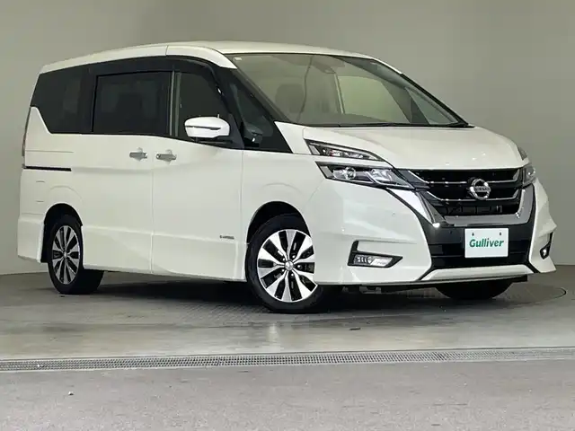 日産 セレナ ハイウェイスターVセレクションⅡ 栃木県 2019(平31)年 4.5万km ブリリアントホワイトパール 純正ナビ(MM518D-L)/(フルセグTV・Bluetooth・CD・DVD・Blu-ray・SD・USB・HDMI)/プロパイロット/全方位カメラ/バックカメラ/エマージェンシーブレーキ/レーンキープアシスト/オートクルーズコントロール/前後コーナーセンサー/前後ドライブレコーダー(DJ4-D)/両側パワースライドドア(ハンズフリー機能付き)/電動パーキングブレーキ/オートホールド/ETC/アイドリングストップ/パーキングアシスト/LEDヘッドライト/オートライト/スマートキー/スペアキー1本/取扱説明書/保証書