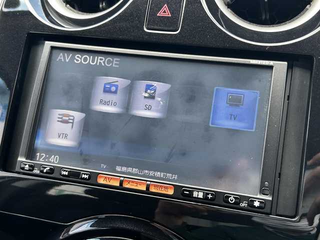 日産 ノート X DIG－S 熊本県 2013(平25)年 4.1万km アルティメイトメタルシルバー 純正ナビ（AM/FM/CD/SD)/フルセグテレビ/バックモニター/プッシュスタート/アイドリングストップ/純正アルミホイール/純正フロアマット/横滑り防止装置/電動格納ドアミラー/ハロゲンヘッドライト/フォグライト