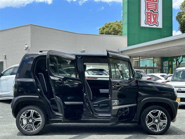 スズキ ハスラー X 熊本県 2014(平26)年 10.2万km ブルーイッシュブラックパール3 ワンオーナー/衝突軽減ブレーキ/プッシュスタート/社外ナビ/（CD・DVD・フルセグTV・BTオーディオ・SD）/ETC/純正15インチAW/右前席シートヒーター/HIDヘッドライト/オートライト/フォグライト/横滑り防止装置/ウィンカーミラー/純正フロアマット/純正ドアバイザー/新車保証書/取扱説明書/スマートスペアキー×1本