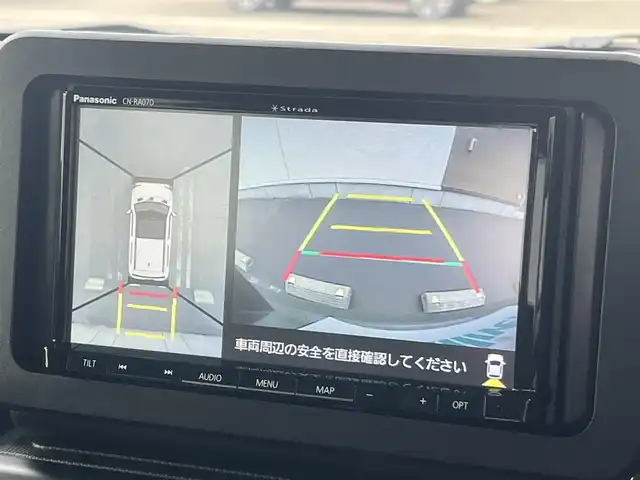 ダイハツ タフト G ダーククロムベンチャー 秋田県 2022(令4)年 4.9万km フォレストカーキメタリック ４WD/衝突軽減システム/LEDヘッドライト/社外メモリナビ（DVD/CD再生可能）/フルセグ/パノラマモニター（全方位カメラ）/ダイハツ純正15インチアルミ（夏タイヤ装着）/スマートキー/アイドリングストップ/プッシュスタート/レーンキープアシスト/コーナーセンサー/ダウンヒルアシストコントロール/オートマチックハイビーム/ステアリングスイッチ/前席シートヒーター/電動パーキングブレーキ/ブレーキホールド機能/ETC/ガラスルーフ/ルーフレール/社外フロアマット/社外ドアバイザー/オートライト/オートエアコン/パワーステアリング/パワーウィンドウ/横滑り防止/盗難防止装置/寒冷地仕様/電動格納ミラー/保証書/取扱説明書/記録簿