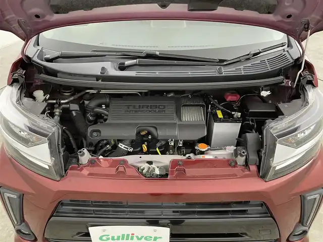 ダイハツ ムーヴ カスタム RS ハイパー SAⅢ 千葉県 2017(平29)年 3.1万km ファイアークォーツレッドM スマートアシスト3（衝突回避支援システム）/・衝突回避支援ブレーキ機能/・車線逸脱警報機能/・誤発進抑制制御機能（前方／後方）/・先行車発進お知らせ機能/・オートハイビーム/純正7インチメモリーナビ/・全方位カメラ/・Bluetooth接続/・CD/DVD再生/スマートキー/LEDヘッドライト/ハーフレザーシート/ターボ車