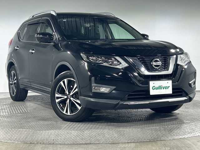 日産 エクストレイル 20Xi 神奈川県 2018(平30)年 6.5万km ダイヤモンドブラック 純正7型SDナビゲーション【MM317D-W】/フルセグ　CD DVD　iPod　AM　FM　Bluetooth　USB AUX　/アラウンドビューモニター/インテリジェントルームミラー/パワーバックドア/シルバールーフレール/プロパイロット/レーダークルーズコントロール/エマージェンシープレーキ/車線逸脱警報/ブラインドスポットモニター/クロストラヒックアラート/アイドリングストップ/前後ソナー/カブロン合皮シート/革巻きステアリング/ステアリングスイッチ/ECO/社外前後ドライブレコーダー/純正ビルトインETC/電動パーキングブレーキ/オートブレーキホールド/プッシュスタート/インテリジェントキー/純正リアスポイラー/LEDヘッドランプ/オートライト/LEDフロントフォグランプ/純正18インチアルミホイール/スペアキー
