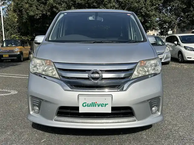 日産 セレナ ハイウェイスター Sハイブリッド 東京都 2013(平25)年 6万km ブリリアントシルバー ワンオーナー/純正ナビ（MM312D-W）/バックカメラ/パワースライドドア/リアオートエアコン/オートライト/取扱説明書/保証書