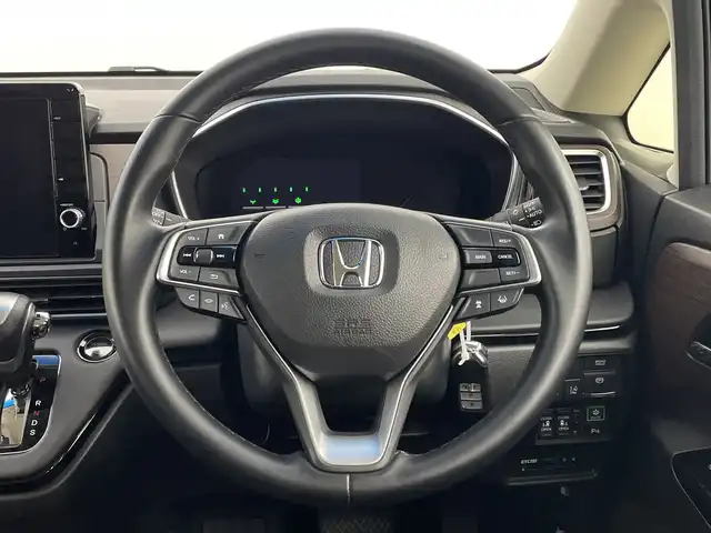 ホンダ オデッセイ ハイブリッド e:HEVアブソルート 新潟県 2021(令3)年 3.5万km プレミアムヴィーナスブラックP ワンオーナー/スマートキー/メモリナビ　型式VXU-217DYi/BT/SD/USB/HDMI/全周囲カメラ/フルセグ/ETC/ドライブレコーダー前後/パワーシート　D席/ハーフレザー/両側パワースライドドア/ホンダセンシング/LEDライト