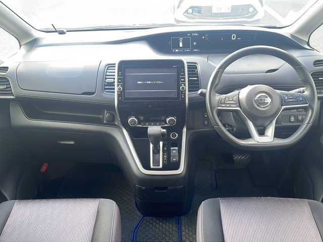 日産 セレナ ハイウェイスター プロパイロットED 京都府 2016(平28)年 6.7万km アズライトブルー 純正９インチナビ　フルセグ　ＤＶＤ再生　Ｂｌｕｅｔｏｏｔｈオーディオ　ＵＳＢ接続　後席フリップダウンモニター　バックカメラ　プロパイロット　エマージェンシーブレーキ　両側パワースライド　ＬＥＤライト