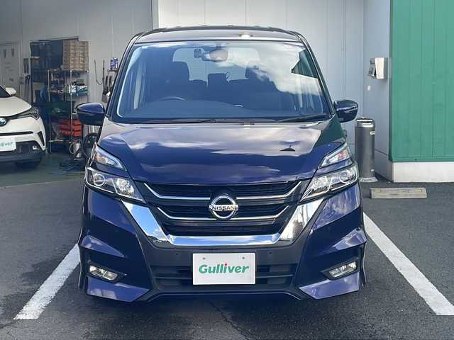 日産 セレナ ハイウェイスター プロパイロットED 京都府 2016(平28)年 6.7万km アズライトブルー 純正９インチナビ　フルセグ　ＤＶＤ再生　Ｂｌｕｅｔｏｏｔｈオーディオ　ＵＳＢ接続　後席フリップダウンモニター　バックカメラ　プロパイロット　エマージェンシーブレーキ　両側パワースライド　ＬＥＤライト