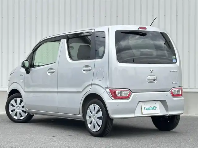 スズキ ワゴンＲ HYBRID FX 群馬県 2020(令2)年 0.4万km シルキーシルバーメタリック ワンオーナー/社外SDナビ（MDV-L401）/CD/DVD/AM/FM/SD/ワンセグTV/社外ドラレコ（前方のみ）/レーンキープアシスト/横滑り防止装置/衝突被害軽減ブレーキ/運転席シートヒーター/オートライト/ハロゲンヘッドライト/寒冷地仕様/スマートキー/純正フロアマット/ドアバイザー/電格ミラー/保証書/取扱説明書/記録簿