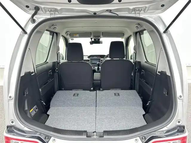 スズキ ワゴンＲ HYBRID FX 群馬県 2020(令2)年 0.4万km シルキーシルバーメタリック ワンオーナー/社外SDナビ（MDV-L401）/CD/DVD/AM/FM/SD/ワンセグTV/社外ドラレコ（前方のみ）/レーンキープアシスト/横滑り防止装置/衝突被害軽減ブレーキ/運転席シートヒーター/オートライト/ハロゲンヘッドライト/寒冷地仕様/スマートキー/純正フロアマット/ドアバイザー/電格ミラー/保証書/取扱説明書/記録簿