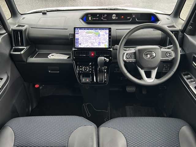 ダイハツ タント カスタム RS 愛知県 2024(令6)年 1.2万km ブラックマイカメタリック/シャイニングホワイトパール /禁煙車/ワンオーナー//ディーラー10インチSDナビ//純正12.8インチフリップダウンモニター//フルセグTV/Bluetooth//CD・DVD/HDMI・USB//ビルトインETC2.0//前方ドライブレコーダー/（DRN-H72N）//純正オプションALPINE/プレミアムサウンドシステム//スマートアシスト//衝突軽減ブレーキ//車線逸脱抑制・警報機能//誤発進抑制機能//コーナーセンサー//アダプティブクルーズコントロール//両側パワースライドドア//D/N席シートヒーター//電動パーキング//ブレーキホールド//電格ミラーウィンカー//プッシュスタート//ISOFIX//純正ドアバイザー//フロアマット//スマートキー×2//取扱説明書//新車保証書