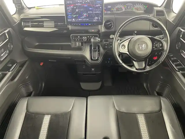ホンダ Ｎ ＢＯＸ カスタム L ターボ 福島県 2022(令4)年 3.2万km クリスタルブラックパール ホンダセンシング　/・CMBS/・車線逸脱警報/・レーダークルーズコントロール/・レーンアシスト/・先行車発進告知/・誤発信抑制機能/アルパインフローティングナビゲーション　/【AM/FM/SD/HDMI/Bluetooth/フルセグ】/バックカメラ　/ハーフレザーシート　/両側パワースライドドア　/電子パーキング　/ブレーキホールド　/・ステアリングスイッチ　/・革巻きステアリング/プッシュスタート/・スマートキー/LEDライト/・オートライト/・フォグライト/USB入力端子/オートミラー