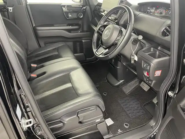 ホンダ Ｎ ＢＯＸ カスタム L ターボ 福島県 2022(令4)年 3.2万km クリスタルブラックパール ホンダセンシング　/・CMBS/・車線逸脱警報/・レーダークルーズコントロール/・レーンアシスト/・先行車発進告知/・誤発信抑制機能/アルパインフローティングナビゲーション　/【AM/FM/SD/HDMI/Bluetooth/フルセグ】/バックカメラ　/ハーフレザーシート　/両側パワースライドドア　/電子パーキング　/ブレーキホールド　/・ステアリングスイッチ　/・革巻きステアリング/プッシュスタート/・スマートキー/LEDライト/・オートライト/・フォグライト/USB入力端子/オートミラー