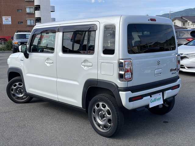 スズキ ハスラー HYBRID G 山口県 2021(令3)年 1.1万km ピュアホワイトP ワンオーナー　/バックカメラ　/社外７型メモリナビ/AM/FM/CD/DVD/iPod/Bluetooth/ワンセグTV　/前席シートヒーター　/コーナーセンサー　/オートライト　/レーンキープアシスト　/衝突被害軽減ブレーキ　/ステアリングスイッチ　/ドアバイザー/スマートキー/スペアキー/ＥＴＣ　/前後型ドライブレコーダー