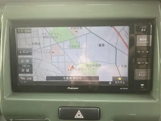 スズキ ハスラー J 埼玉県 2019(令1)年 11.2万km クールカーキPM (株)IDOMが運営する【じしゃロン鳩ヶ谷店】の自社ローン専用車両になりますこちらは現金またはオートローンご利用時の価格です。自社ローンご希望の方は別途その旨お申付け下さい/社外メモリナビ（AVIC-RWS901）/フルセグテレビ/全周囲カメラ/衝突被害軽減ブレーキ（デュアルカメラブレーキサポート）/プッシュスタート/スマートキー/ETC/前席シートヒーター/純正15インチAW/レーンアシスト/革巻きステアリング/アイドリングストップ/ドアバイザー/電動格納式ウィンカーミラー