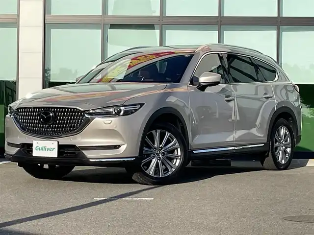 マツダ ＣＸ－８ XD エクスクルーシブモード 和歌山県 2022(令4)年 6.2万km プラチナクォーツメタリック 純正ナビ/(AM/FM/Bluetooth/USB)/全方位カメラ/BOSEプレミアムサウンド/衝突軽減ブレーキ/横滑り防止機能/レーンキープアシスト/レーダークルコン/コーナーセンサー/パワーバックドア/アイドリングストップ/ETC/ドラレコ/USB入力/シートヒーター/シートクーラー/ステアリングヒーター/パドルシフト/純正マット/プッシュスタート/スマートキー/LEDヘッドライト/フォグランプ