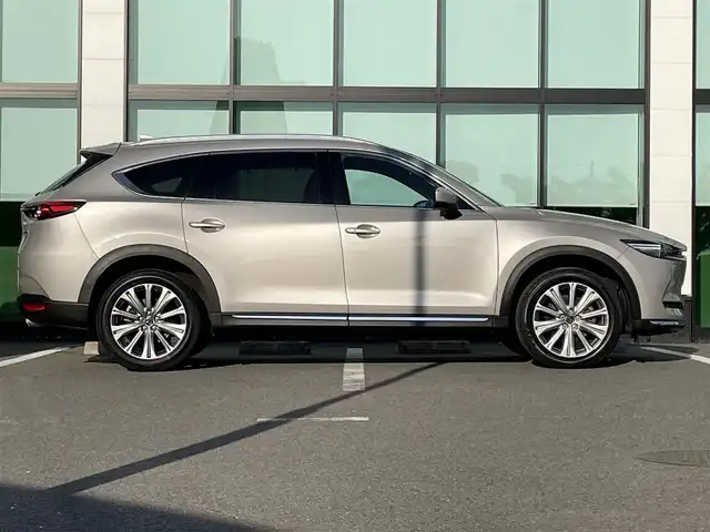マツダ ＣＸ－８ XD エクスクルーシブモード 和歌山県 2022(令4)年 6.2万km プラチナクォーツメタリック 純正ナビ/(AM/FM/Bluetooth/USB)/全方位カメラ/BOSEプレミアムサウンド/衝突軽減ブレーキ/横滑り防止機能/レーンキープアシスト/レーダークルコン/コーナーセンサー/パワーバックドア/アイドリングストップ/ETC/ドラレコ/USB入力/シートヒーター/シートクーラー/ステアリングヒーター/パドルシフト/純正マット/プッシュスタート/スマートキー/LEDヘッドライト/フォグランプ