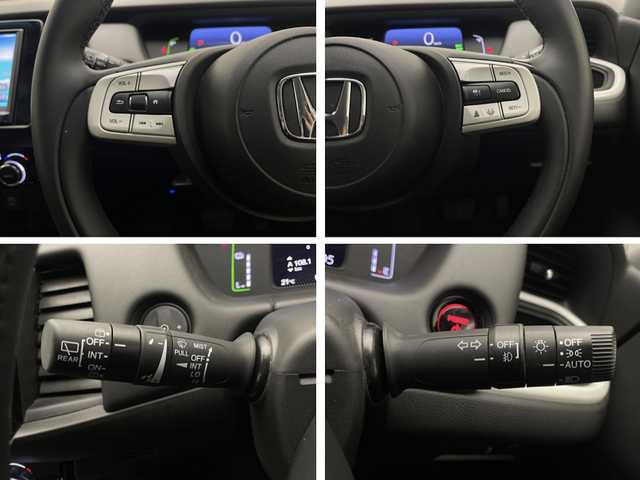 ホンダ フィット e:HEVホーム 宮崎県 2022(令4)年 2.9万km クリスタルブラックパール 禁煙車/ホンダセンシング/純正8型ナビTV/（Gathers/VXM-215VFEi/CD/DVD/Bluetooth/フルセグTV)/純正バックカメラ/純正前後ドライブレコーダー/純正OPエアロ/純正OPルーフエンドスポイラー/純正ビルトインETC/純正LEDオートライト/純正LEDフォグ/純正フロアマット/社外16インチアルミ/アダプティブクルーズコントロール/レーンディパーチャーアラート/オートマチックハイビーム/クリアランスソナー/電子パーキング/オートホールド/ウインカードアミラー/オートエアコン/ハーフレザーシート/本革巻ハンドル/スマートキー/プッシュエンジンスタート/スペアキー/新車時保証書/取扱い説明書