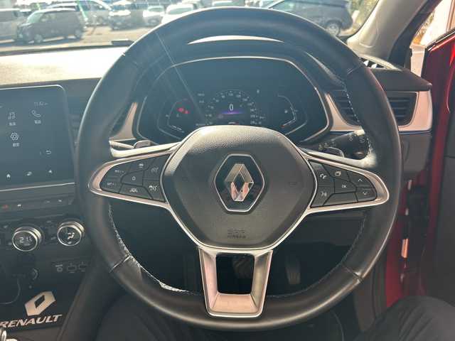 ルノー ルノー キャプチャー インテンス テックパック 愛知県 2022(令4)年 5.4万km 赤Ⅱ /カラーコード(XPA)/(ルージュフラムM+ノワールエトワールM)//ワンオーナー//純ディスプレイオーディオ/(Radio/Bluetooth/USB)/(AppleCarPlay/AndroidAuto)//黒レザーシート/(前席シートヒーター)/(D席パワーシート)//アラウンドビューカメラ//レーダークルーズコントロール//アクティブブレーキ//車間距離警告//標識認識//レーンキープアシスト//死角警告//コーナーセンサー//前後ドライブレコーダー//ＥＴＣ//パドルシフト//ステアリングヒーター//スマートキー//スペアキーx1//電動パーキングブレーキ//ＬＥＤヘッドライト