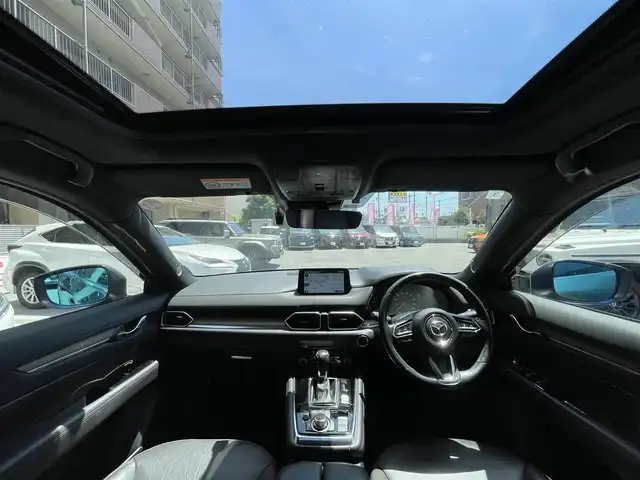 マツダ ＣＸ－８ 25T Lパッケージ 大阪府 2020(令2)年 5.3万km チタニウムフラッシュマイカ BOSEスピーカー/電動スライドガラスサンルーフ/ルーフレール/全方位カメラ/バックカメラ/フルセグテレビ　（CD／DVD／BT）/i-ACTIVSENSE/・アダプティブLEDヘッドライト/・交通標識認識システム/・ドライバーアテンションアラート/・レーンキープアシストシステム/・車線逸脱警報システム/・ブラインドスポット/・アドバンストスマートシティーブレーキサポート/・スマートシティブレーキサポート/・ヒルローンチアシスト/クルーズコントロール追従走行アリ/シートヒーター（1列目／2列目）/革巻きステアリング/ステアリングヒーター/前後ドライブレコーダー/ETC/USB（前席2個／2列目2個／3列目2個）/ISOFIX