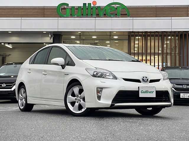 トヨタ プリウス S ツーリングセレクション 沖縄県 2012(平24)年 3.4万km ホワイトパールクリスタルシャイン 純正CDオーディオ/スマートキー/ETC/オートライト/ステアリングスイッチ/ウィンカードアミラー