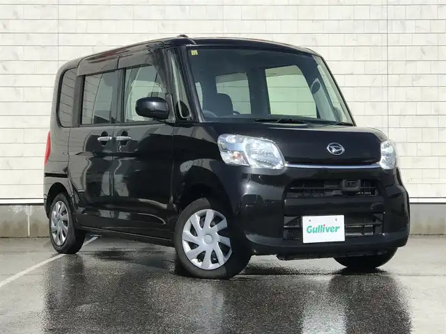 ダイハツ タント X SA 富山県 2014(平26)年 3.9万km ブラックマイカメタリック カーオーディオ/衝突被害軽減ブレーキ/横滑り防止装置/片側パワースライドドア/プッシュスタート/スマートキー/オートライト/アイドリングストップ/ヘッドライトレベライザー/ドアバイザー/ベンチシート