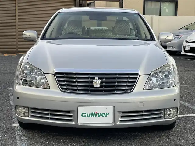 トヨタ クラウン ロイヤル Rサルーン 60th スペシャル 千葉県 2006(平18)年 7.4万km プレミアムシルバーパール 純正ナビ(MSV/CD/MD)/ETC/バックカメラ/HIDライト/クルーズコントロール/後付けコーナーセンサー/パワーシート(D/N)/プラズマクラスター/プッシュスタート/スペアキー/リアサンシェード/純正マット/ドアバイザー