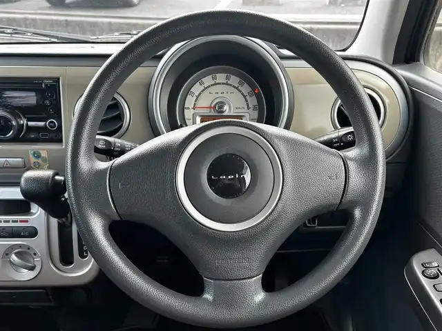 スズキ ラパン X 福島県 2013(平25)年 6.9万km チェリーピンクパールメタリック 社外オーディオ/型番：CX2118K/【CD/USB】/アイドリングストップ/純正フロアマット/ドアバイザー